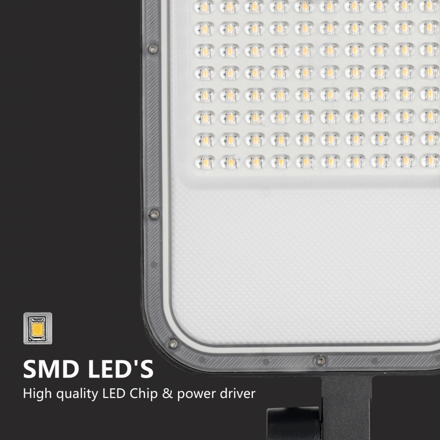 Brilagi - LED vonkajšie pouličné svietidlo so stĺpom a kĺbom 4 m URBANLIGHT LED/100W/230V čierne IP65
