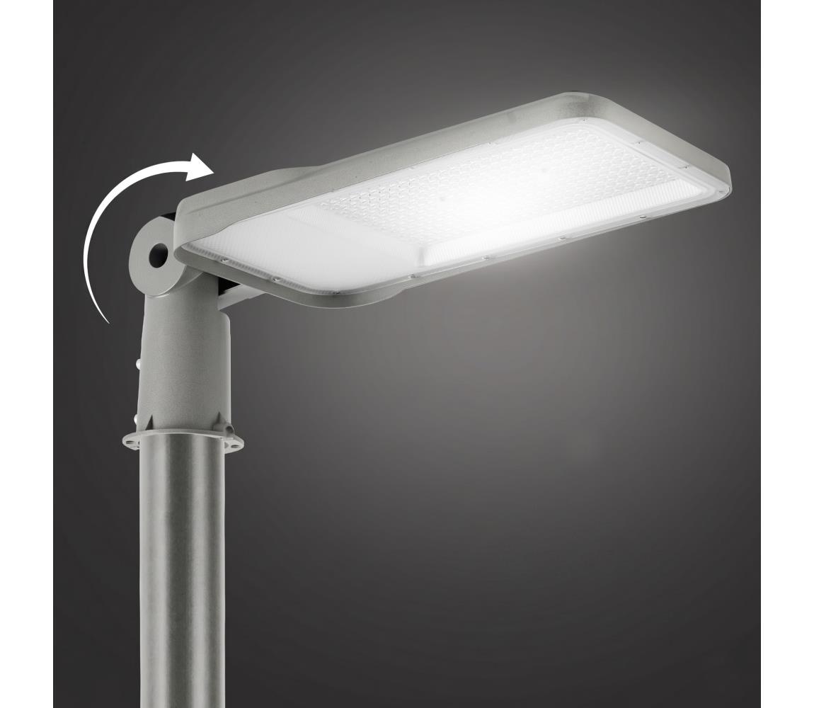 Brilagi -LED Vonkajšia pouličná lampa s kĺbom. URBANLIGHT LED/200W/230V sivá IP65 BRI802