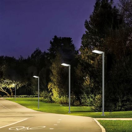 Brilagi - LED vonkajšia pouličná lampa s kĺbom URBANLIGHT LED/200W/230V sivá IP65