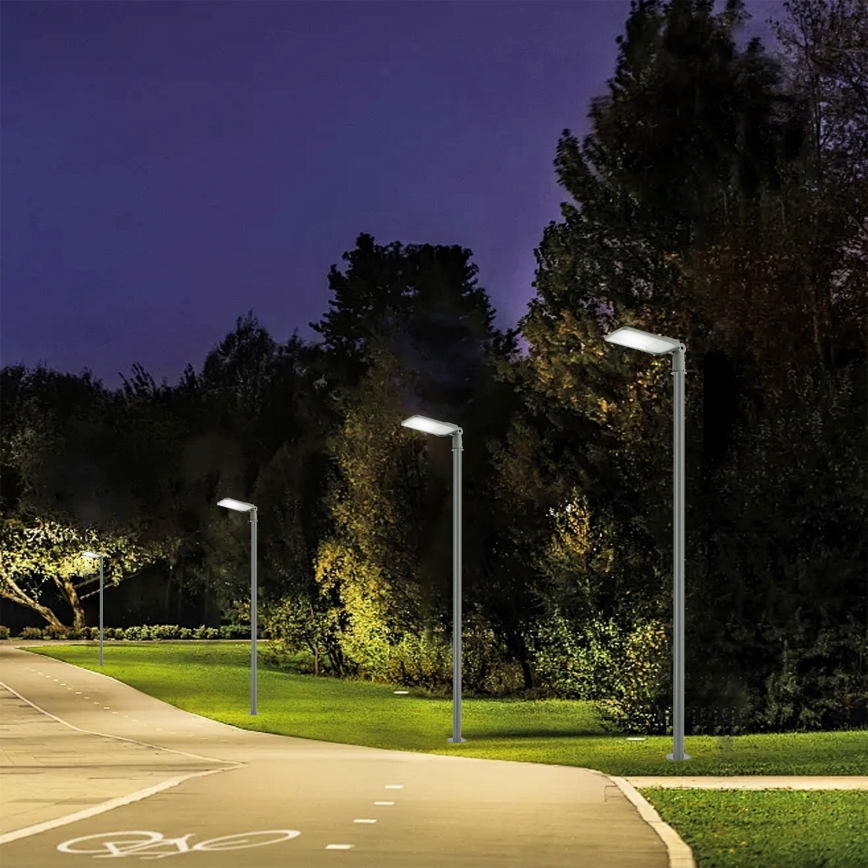 Brilagi - LED vonkajšia pouličná lampa s kĺbom URBANLIGHT LED/200W/230V sivá IP65