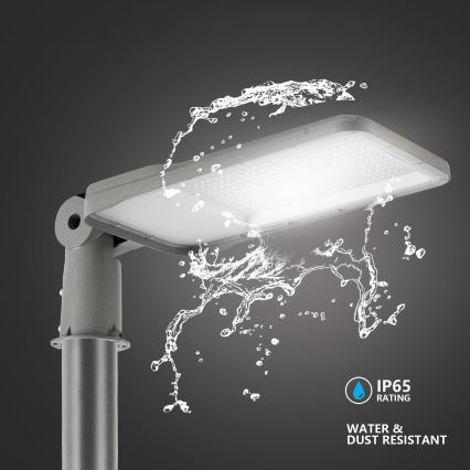 Brilagi - LED vonkajšia pouličná lampa s kĺbom URBANLIGHT LED/200W/230V sivá IP65