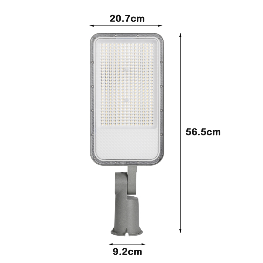Brilagi - LED vonkajšia pouličná lampa s kĺbom URBANLIGHT LED/200W/230V sivá IP65
