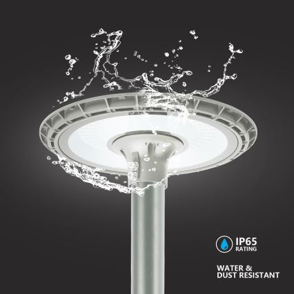 BRILAGI - LED Vonkajšie pouličné svietidlo so stĺpom 3 m URBANSPARK LED/120W/230V sivá IP65