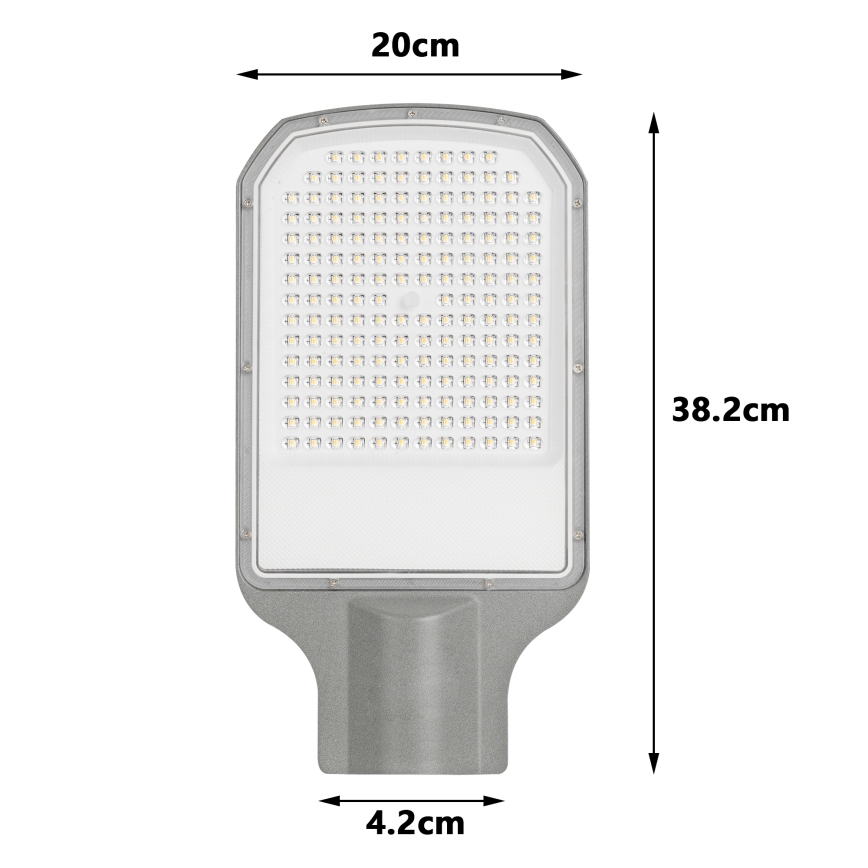 Brilagi - LED vonkajšia pouličná lampa URBANLIGHT LED/100W/230V sivá IP65
