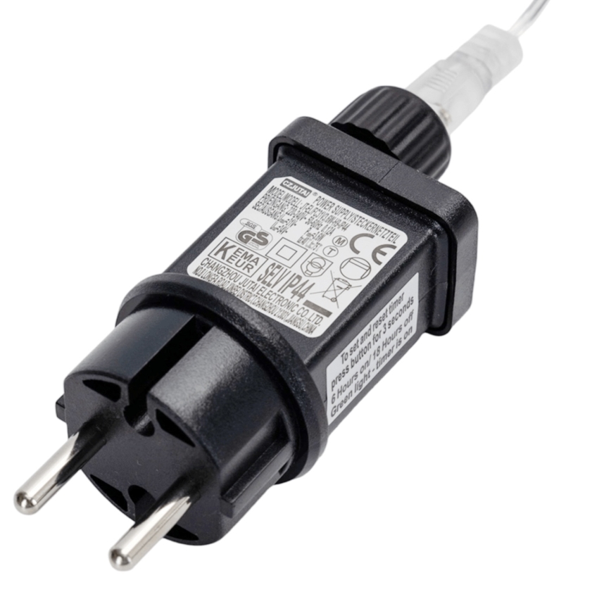 Brilagi - LED vonkajšia reťaz 400xLED/8 režimov 23x0,6m IP44 studená biela