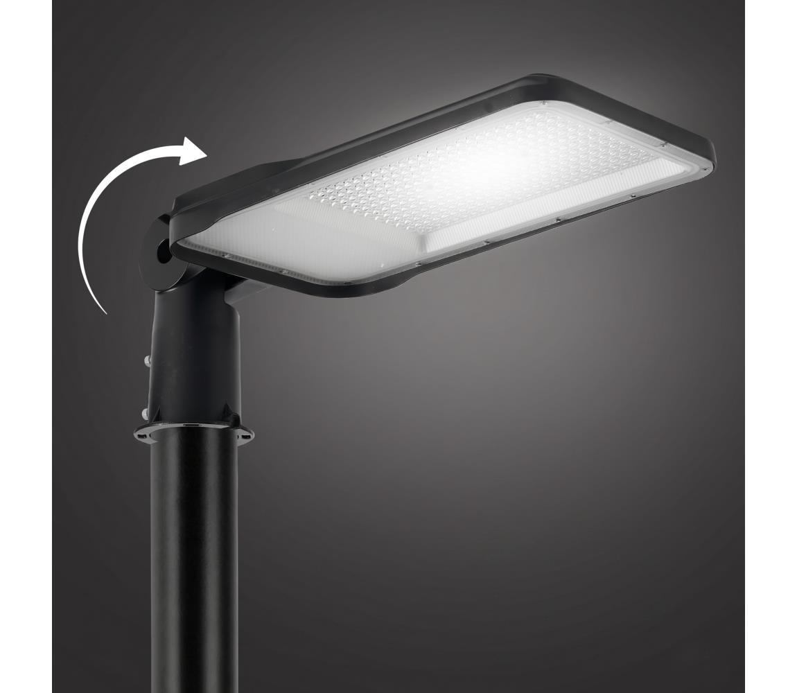 Brilagi-LED Vonkajšia uličná lampa s kĺbom URBANLIGHT LED/200W/230V čierna IP65 BRI800