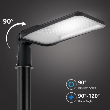 Brilagi - LED vonkajšie uličné svietidlo s kĺbom URBANLIGHT LED/200W/230V čierne IP65