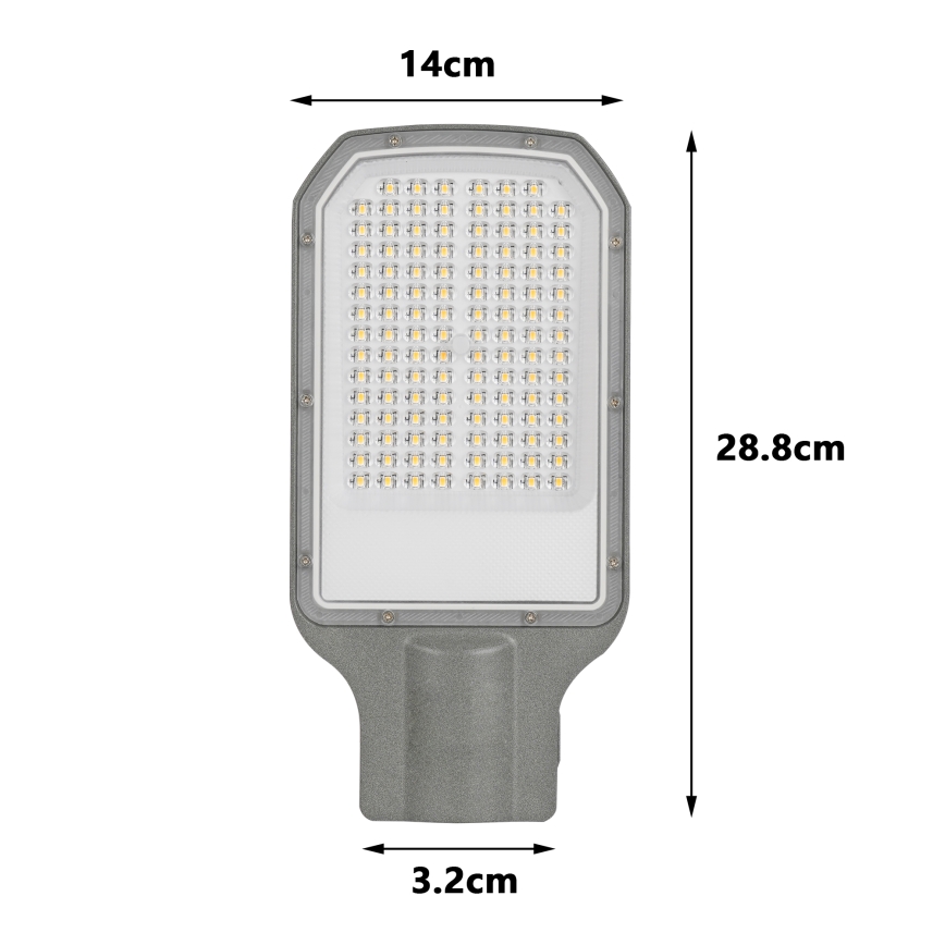 Brilagi - LED Vonkajšia uličná lampa URBANLIGHT LED/50W/230V sivá IP65