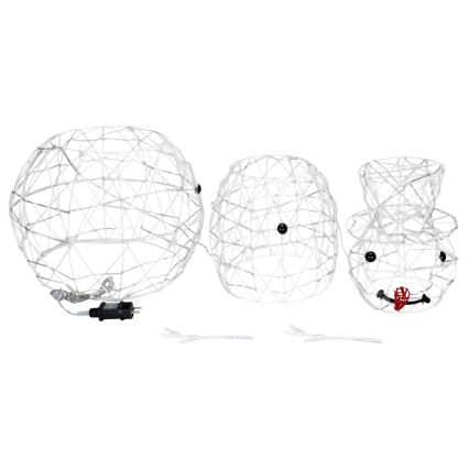 Brilagi - LED Vonkajšia vianočná dekorácia 3,6W/31/230V 6500K 120 cm IP44 snehuliak