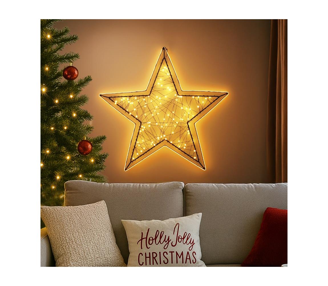 Brilagi - LED vonkajšia vianočná dekorácia LED/2,6W/230V IP44 47x45 cm hviezda 1v1100-OEM1