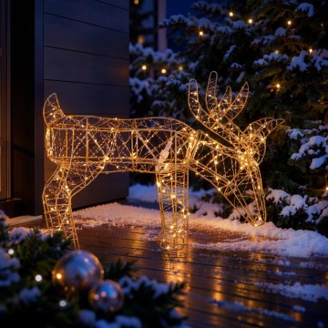 BRILAGI - LED Vonkajšia vianočná dekorácia LED/3,3W/230V IP44 56x43 cm sob