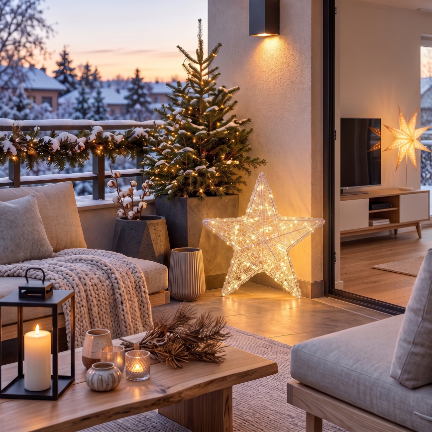 BRILAGI - LED vonkajšia vianočná dekorácia LED/3,3W/230V IP44 hviezda 50 cm