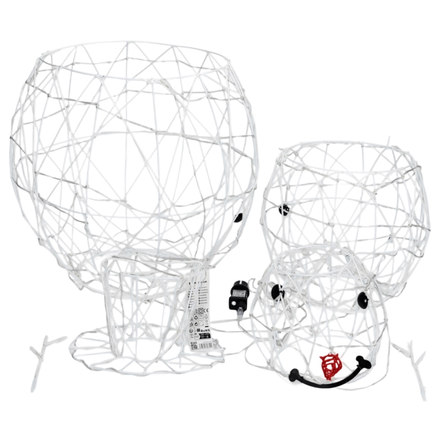 Brilagi - LED vonkajšia vianočná dekorácia LED/3,6W/31/230V 6500K 60 cm IP44 snehuliak