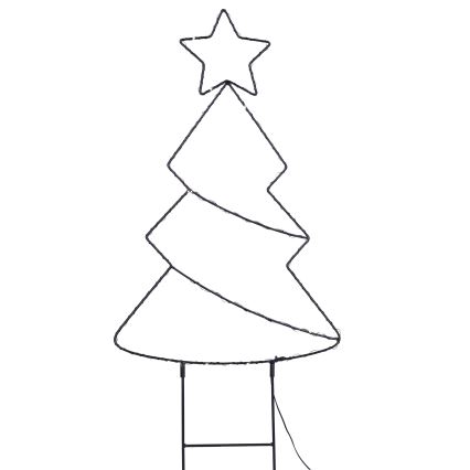 Brilagi - LED Vonkajšia vianočná dekorácia LED/3xAA IP44 68x29 cm stromček