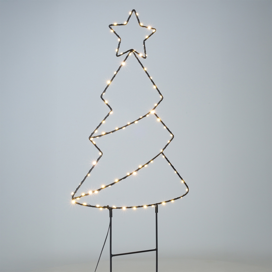 Brilagi - LED vonkajšia vianočná dekorácia LED/3xAA IP44 stromček
