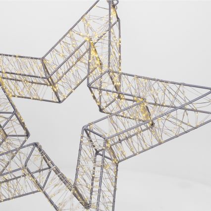 Brilagi - LED vonkajšia vianočná dekorácia LED/6W/230V IP44 50x48 cm hviezda