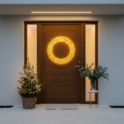 Brilagi - LED vonkajšia vianočná dekorácia LED/6W/230V IP44 veniec 50 cm