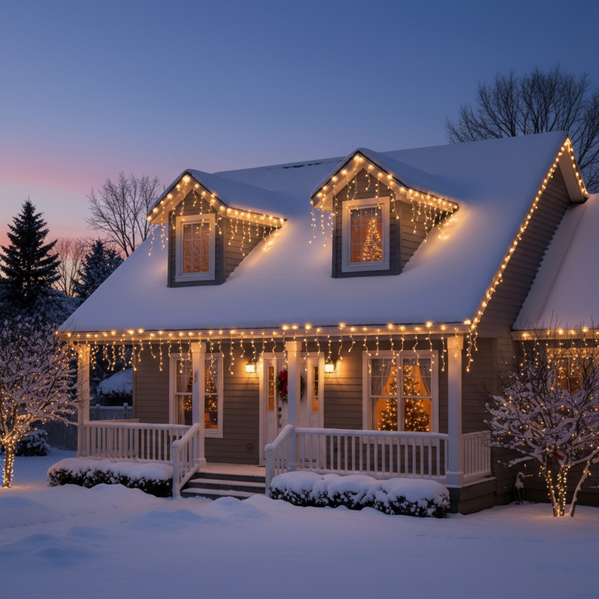 Brilagi - LED vonkajší vianočný reťazec 200xLED/8 funkcií 13m IP44 teplá biela cencúle