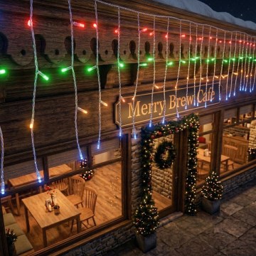 BRILAGI - LED Vonkajšia vianočná reťaz 400xLED/6W/8 funkcií 23x0,4m IP44 viacfarebná