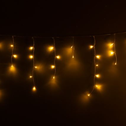 BRILAGI - LED vonkajšia vianočná reťaz 400xLED/8 funkcií 23m IP44 teplá biela