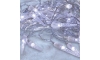 Brilagi - LED Vonkajšia vianočná reťaz 50xLED/8 funkcií/3xAA 8m IP44 studená biela