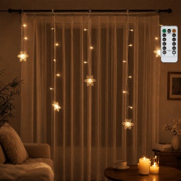 BRILAGI - LED Vonkajšia vianočná reťaz 60xLED/6W/6x0,7m IP44 teplá biela