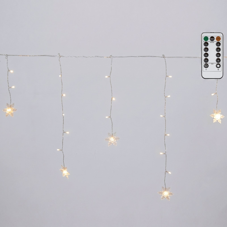 BRILAGI - LED Vonkajšia vianočná reťaz 60xLED/6W/6x0,7m IP44 teplá biela