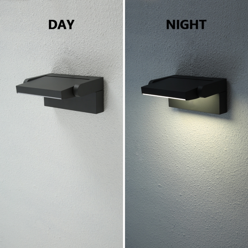 BRILAGI - LED Vonkajšie nástenné svietidlo ANKLE LED/12W/230V IP65 čierna