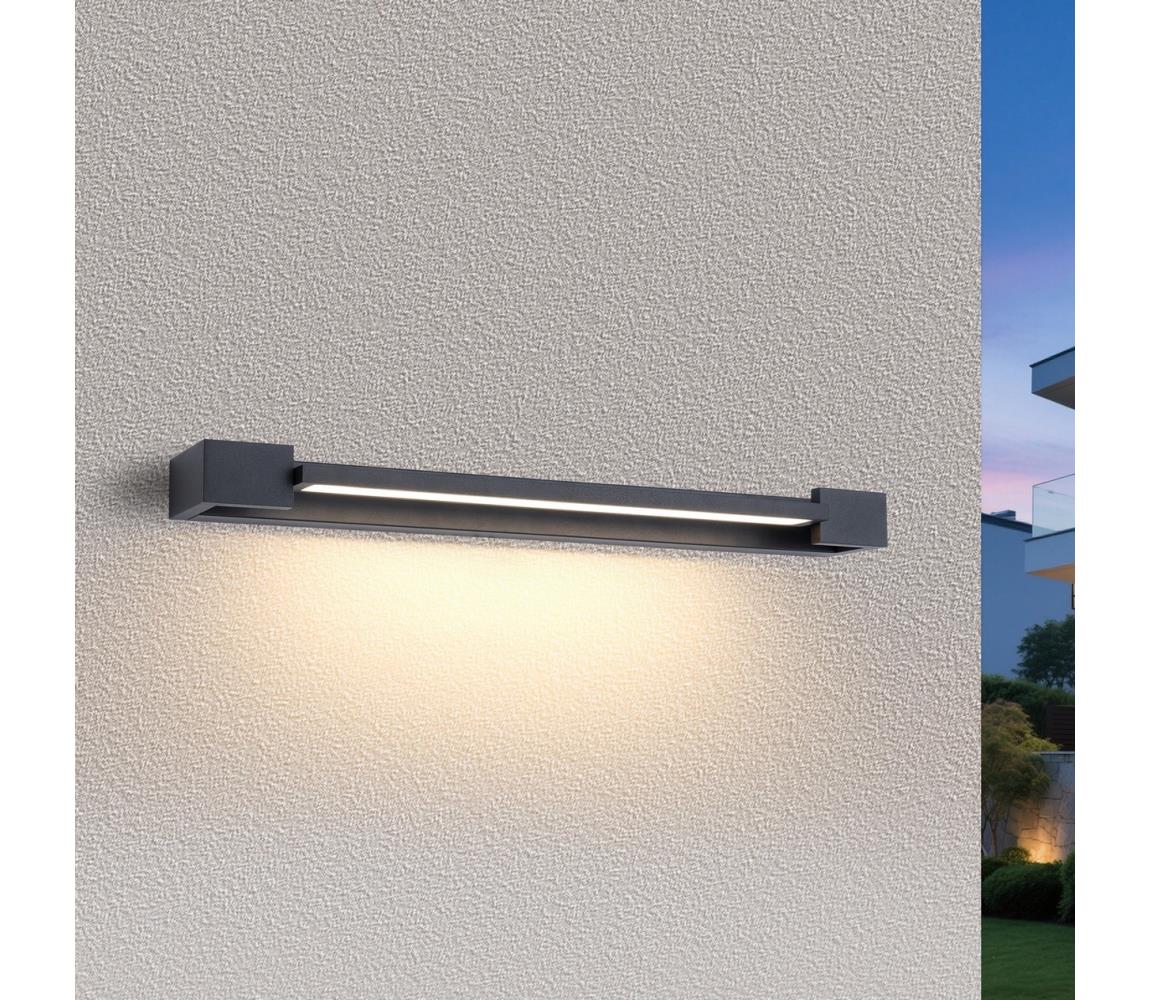 Brilagi - LED vonkajšie nástenné svietidlo AQUA LINE LED/18W/230V 60 cm IP44 antracit CRI 90 BG2522