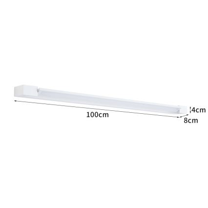 BRILAGI - LED Vonkajšie nástenné svietidlo AQUA LINE LED/28W/230V 100 cm IP44 biela CRI 90