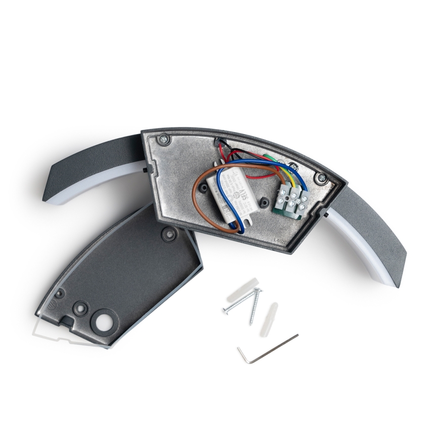 Brilagi - LED Vonkajšie nástenné svietidlo ARCELO LED/8W/230V IP54