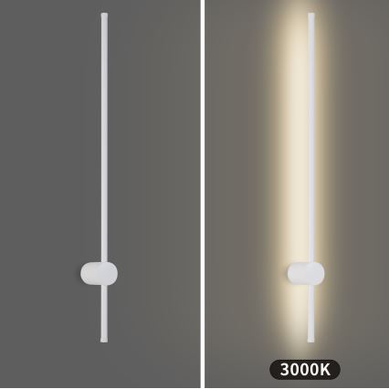 Brilagi - LED Vonkajšie nástenné svietidlo AURA LED/20W/230V 3000K IP54 97 cm biela CRI 90