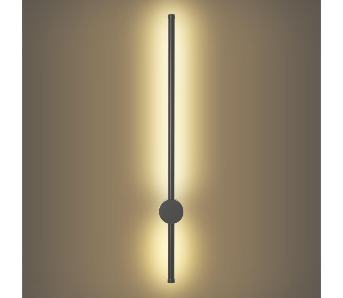 Brilagi - LED vonkajšie nástenné svietidlo AURA LED/12W/230V 3000K IP54 antracit BRI260