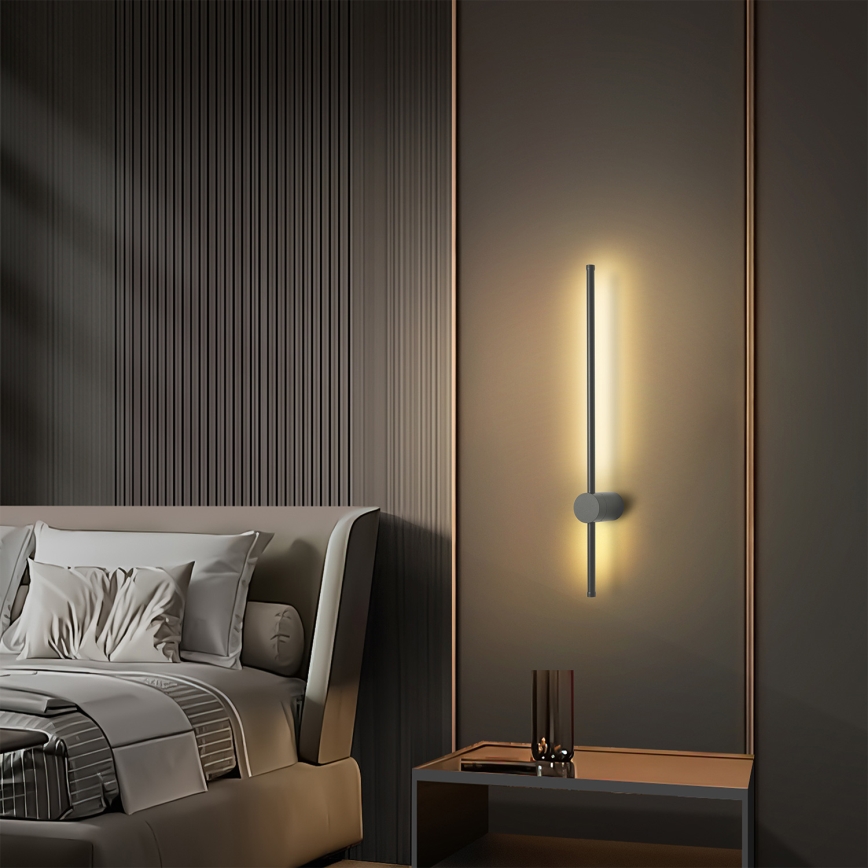 Brilagi - LED vonkajšie nástenné svietidlo AURA LED/12W/230V 3000K IP54 65 cm antracit CRI 90