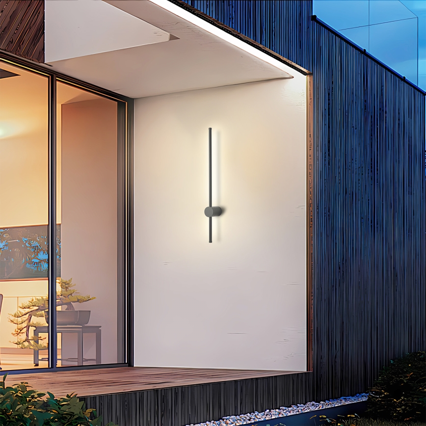 Brilagi - LED vonkajšie nástenné svietidlo AURA LED/12W/230V 4000K IP54 65 cm antracit CRI 90