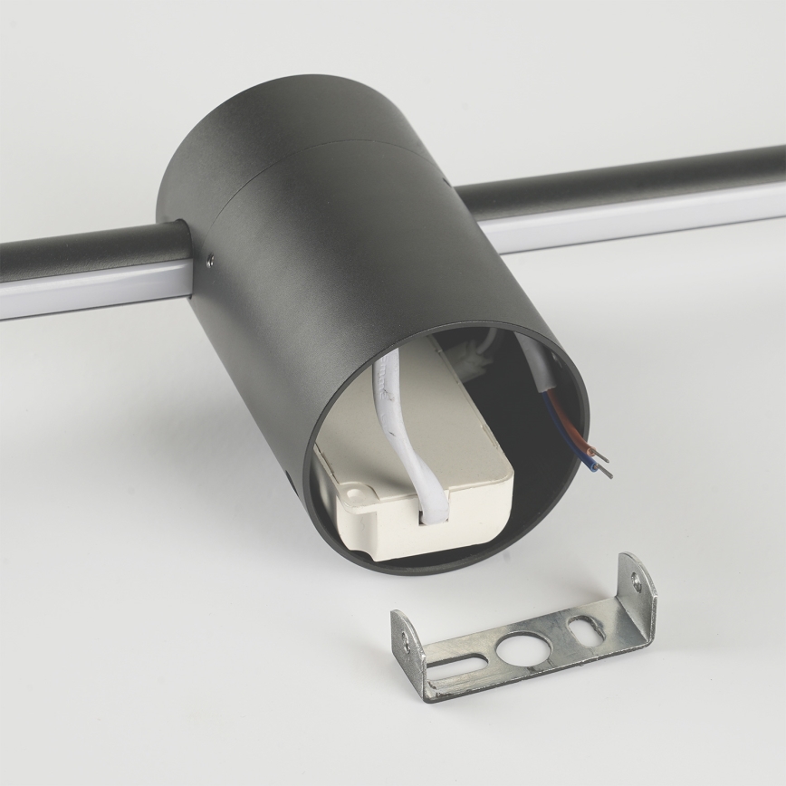 Brilagi - LED vonkajšie nástenné svietidlo AURA LED/12W/230V 4000K IP54 65 cm antracit CRI 90