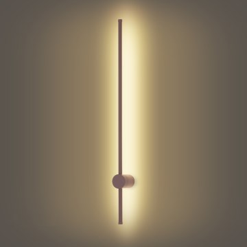 Brilagi - LED vonkajšie nástenné svietidlo AURA LED/20W/230V 3000K IP54 97 cm hnedé CRI 90