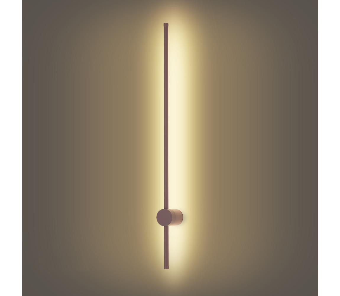 Brilagi - LED vonkajšie nástenné svietidlo AURA LED/20W/230V 3000K IP54 97 cm hnedé CRI 90 BRI817