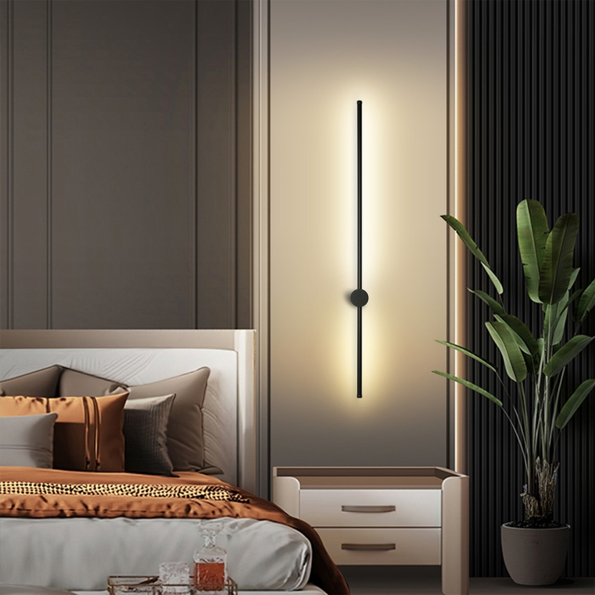 Brilagi - LED Vonkajšie nástenné svietidlo AURA LED/20W/230V 3000K IP54 97 cm antracit CRI 90