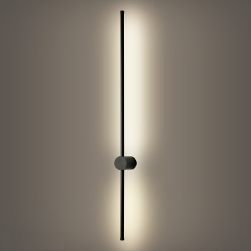 Brilagi - LED Vonkajšie nástenné svietidlo AURA LED/20W/230V 4000K IP54 97 cm čierna
