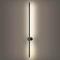 Brilagi - LED vonkajšie nástenné svietidlo AURA LED/20W/230V 4000K IP54 97 cm čierne CRI 90