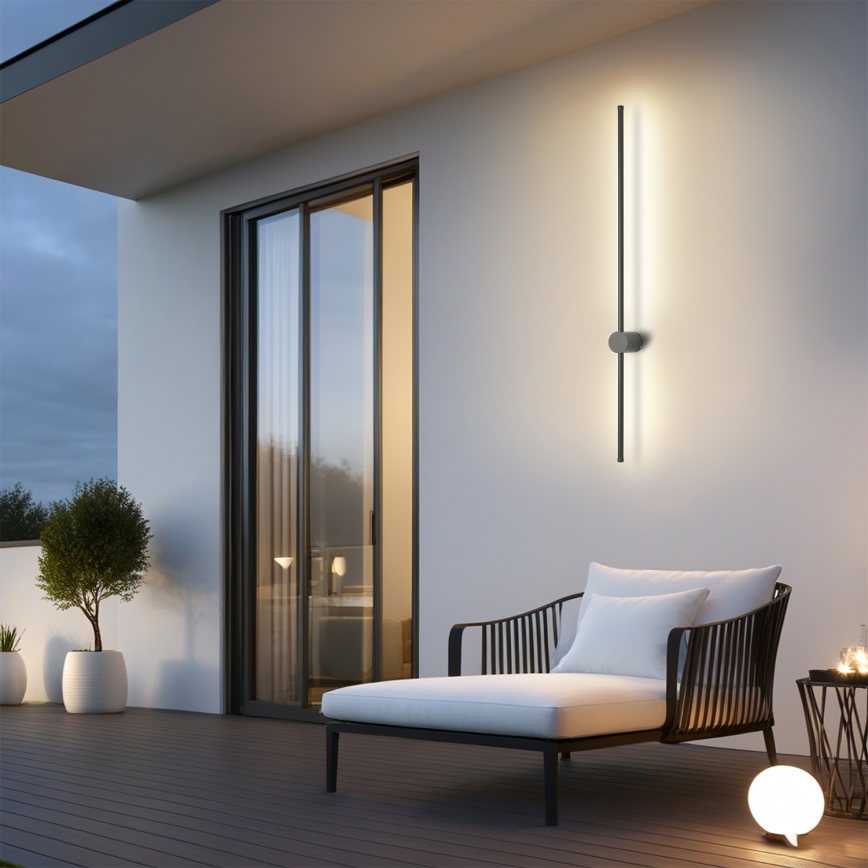 Brilagi - LED vonkajšie nástenné svietidlo AURA LED/20W/230V 4000K IP54 97 cm antracit CRI 90