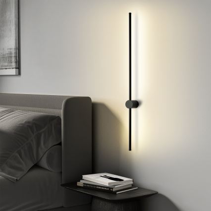 Brilagi - LED vonkajšie nástenné svietidlo AURA LED/20W/230V 4000K IP54 97 cm čierne CRI 90