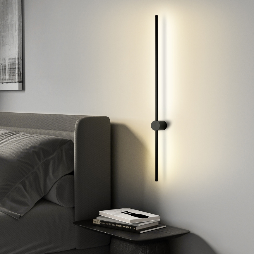 Brilagi - LED vonkajšie nástenné svietidlo AURA LED/20W/230V 4000K IP54 97 cm čierne CRI 90