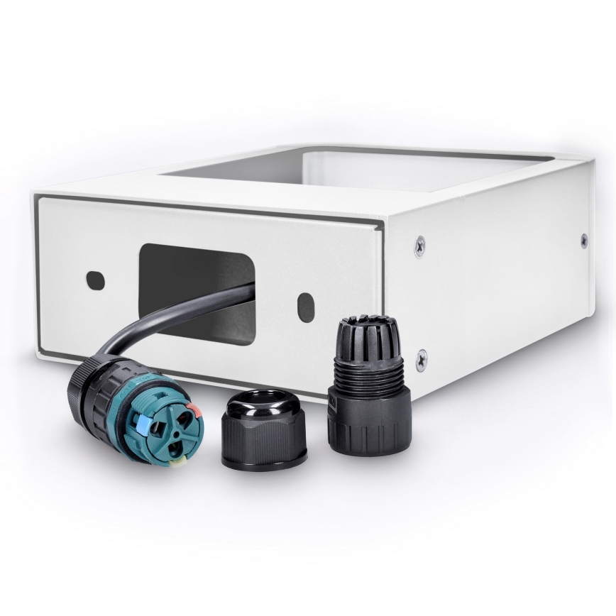Brilagi - LED Vonkajšie nástenné svietidlo BARI LED/7W/230V 3000/4000/6000K biela IP54