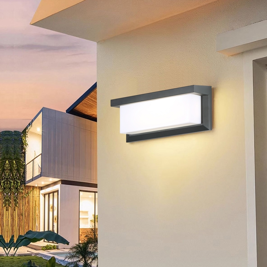 Brilagi - LED Vonkajšie nástenné svietidlo BRICKY LED/12W/230V antracit IP54