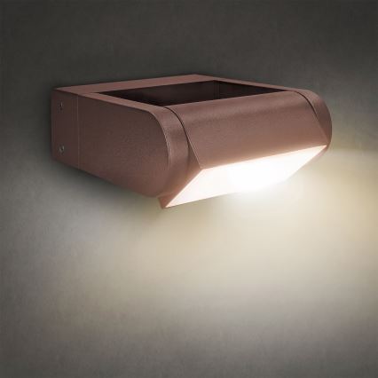 Brilagi - LED Vonkajšie nástenné svietidlo CROTONE LED/7W/230V hnedá IP54