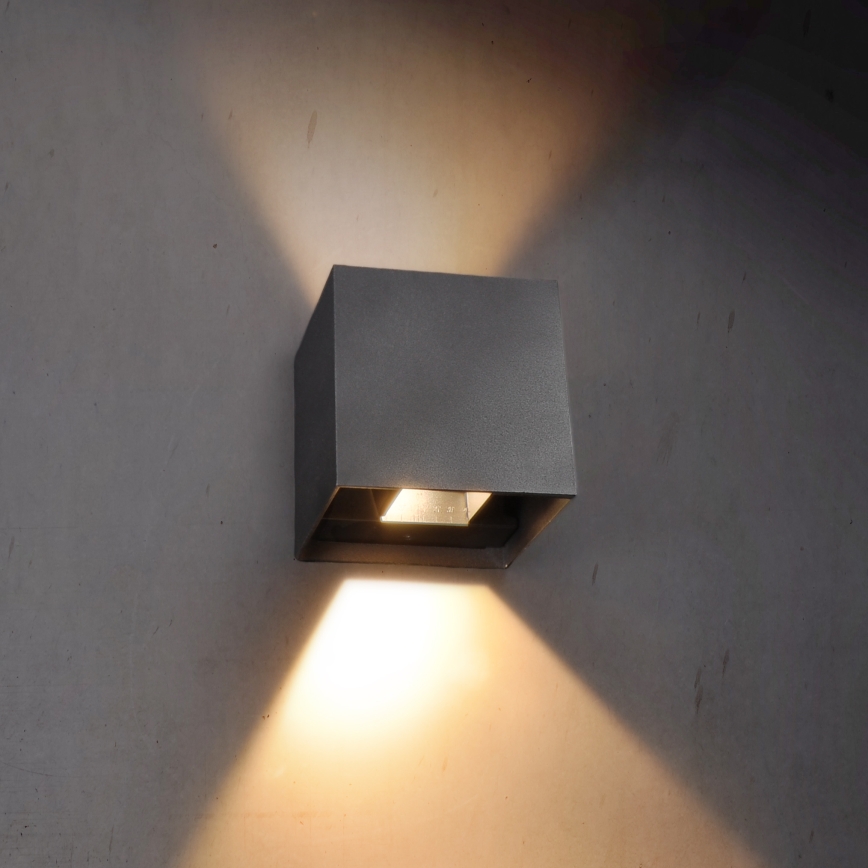 Brilagi - LED Vonkajšie nástenné svietidlo CUBE LED/6W/230V IP54