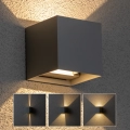 Brilagi - LED Vonkajšie nástenné svietidlo CUBE LED/6W/230V šedá IP54