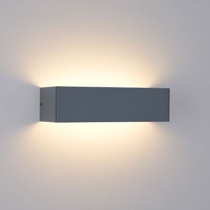 Brilagi - LED vonkajšie nástenné svietidlo DONNANI LED/12W/230V 30 cm antracit IP44